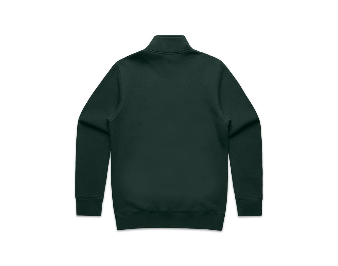 Club Logo Quarter Zip Forest Green