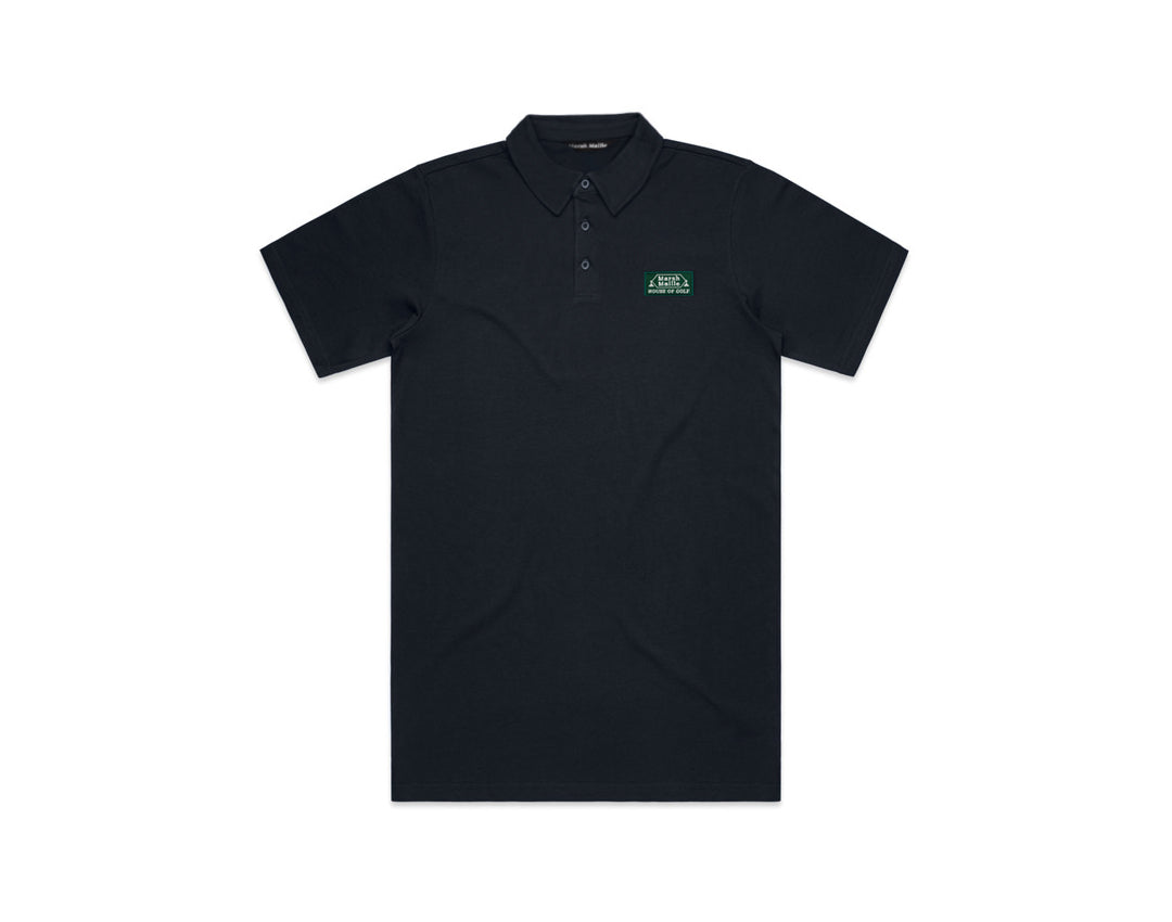 Club Logo Polo Black