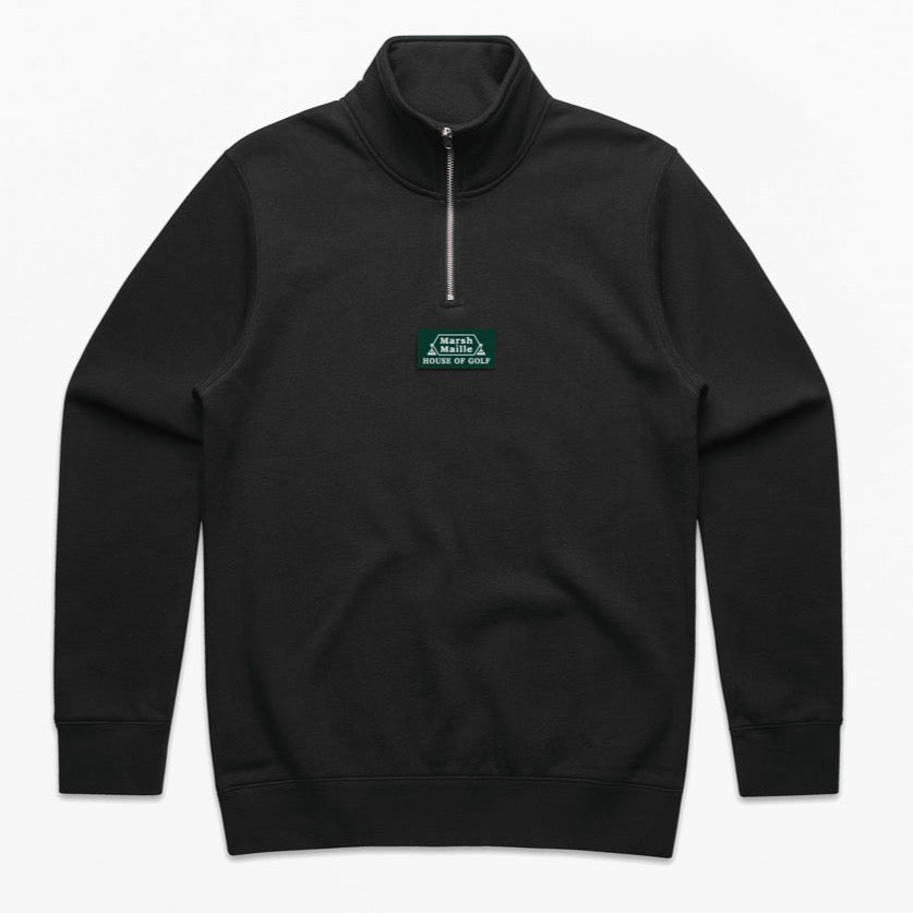 Half Zip Sweatshirt, Black