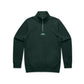 Club Logo Quarter Zip Forest Green