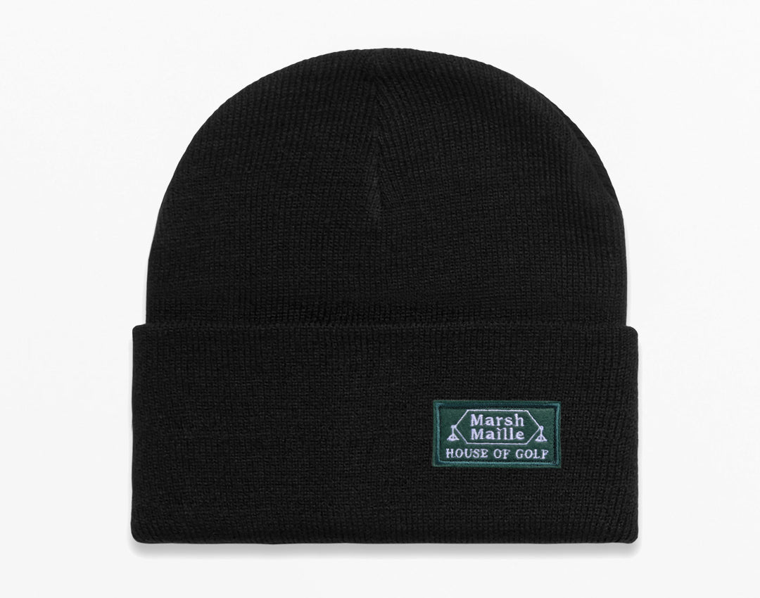 Club Logo Beanie, Black